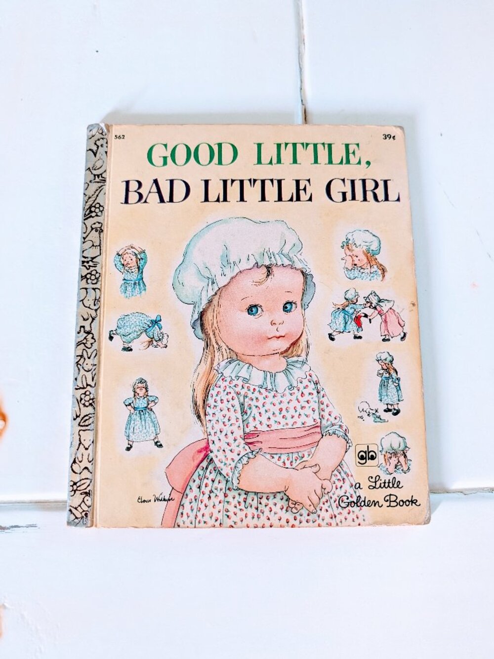 VTG 1965 Good Little Bad Little Girl Little Golden Book Wilkin 1st Ed 2nd Print
